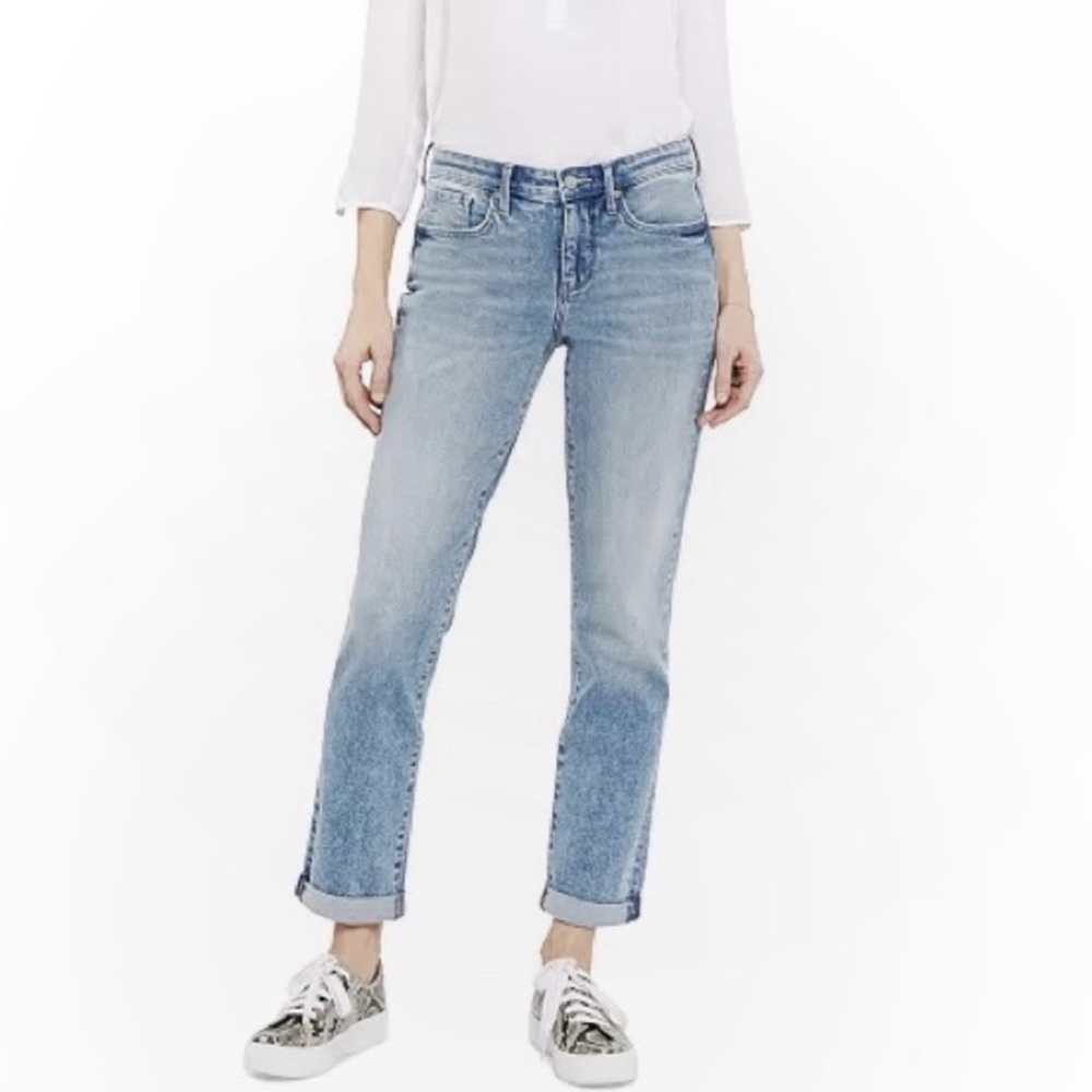 NYDJ Jeans Girlfriend Ankle Blue Size 8